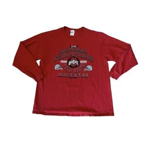VTG Ohio State Buckeyes 2002 National Champs Long Sleeve Shirt Large Delta